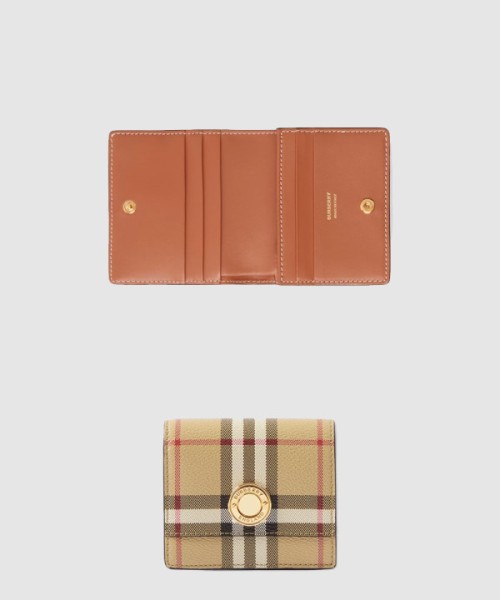 버버리 스몰 체크 반지갑 80704171