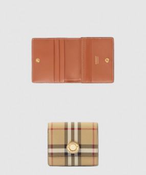 버버리 스몰 체크 반지갑 80704171
