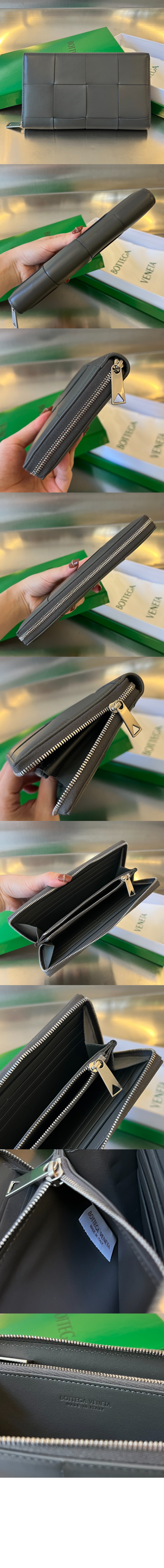 보테가베네타 인트레치아토 지퍼월렛 649607