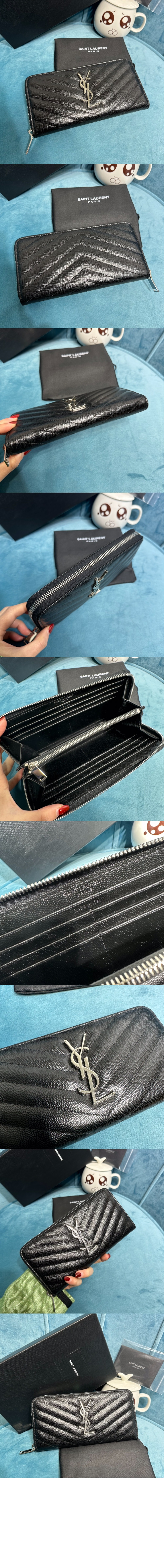 생로랑 모노그램 지퍼월렛 358094