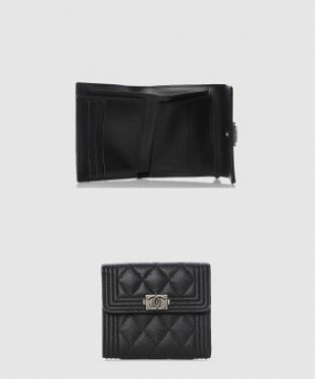 샤넬보이 컴팩트 반지갑 A80734