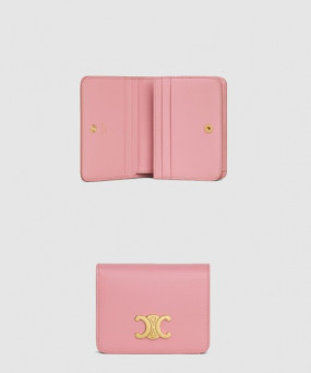 셀린느 트리옹프 컴팩트 지갑 샤이니 카프스킨 10K623