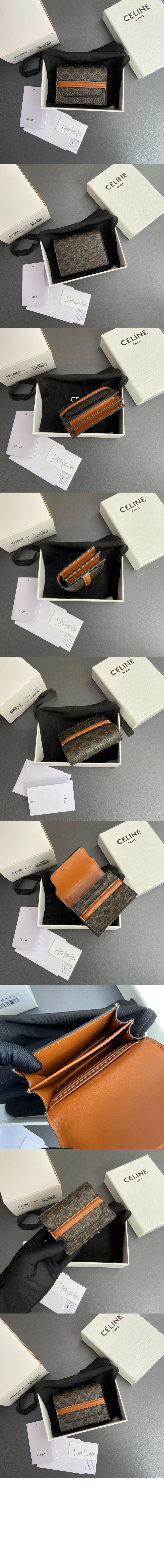 셀린느 컴팩트 카드지갑 10E242