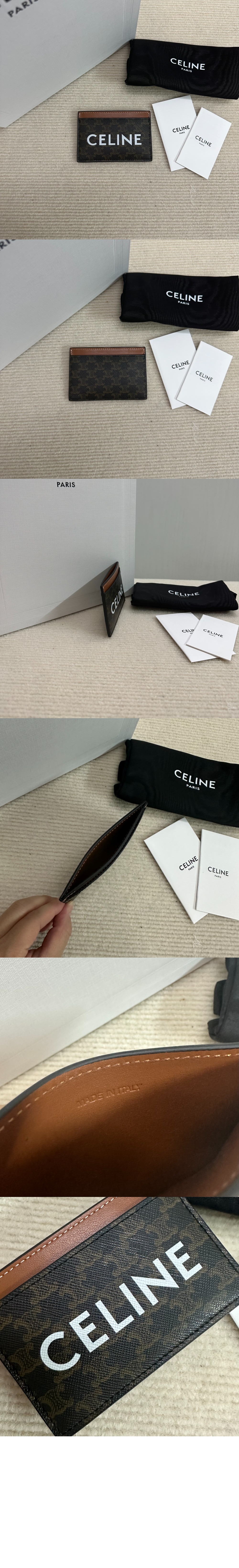 셀린느 캔버스 카드 지갑 10B702