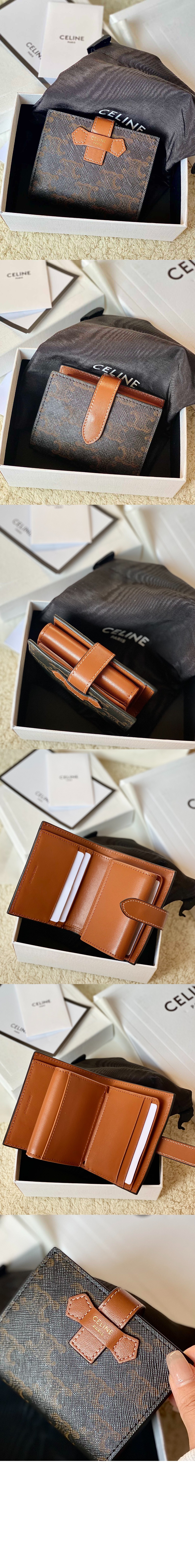 셀린느 스몰 스트랩 지갑 10H262