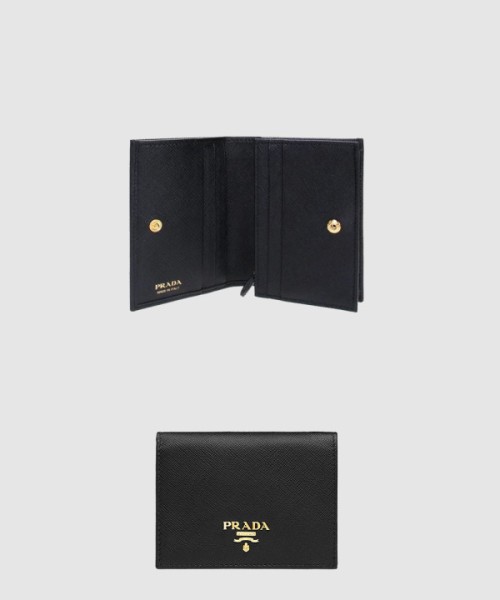 프라다 사피아노 트라이앵글 로고 반지갑 1MV021