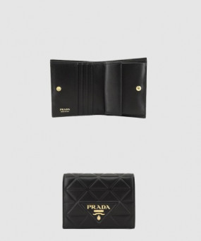 프라다 모노크롬 카드지갑 1M0204